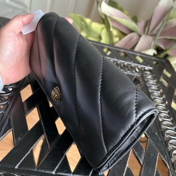 ❌SOLD❌NWT Kurt Geiger London Soho Leather Wallet On Chain - Picture 4 of 10